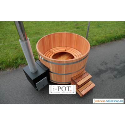 Hotpot Holzbadefass Lärche 200cm