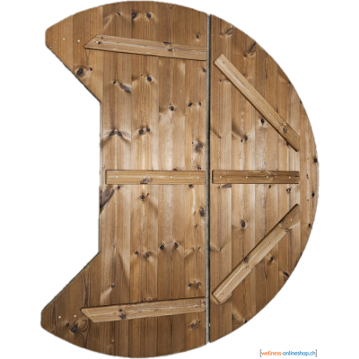 Hotpot Holzdeckel 170cm Thermoholz