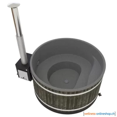 Badefass L 200cm Steingrau - COOLPOOL