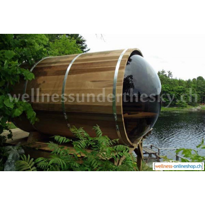 Saunafass Panorama Red Cedar 305x188